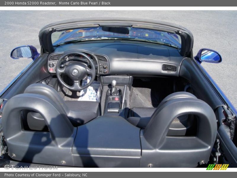 Monte Carlo Blue Pearl / Black 2000 Honda S2000 Roadster