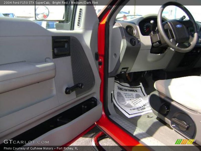 Bright Red / Medium/Dark Flint 2004 Ford F150 STX SuperCab