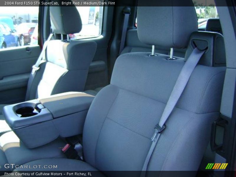 Bright Red / Medium/Dark Flint 2004 Ford F150 STX SuperCab