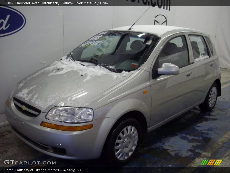 Galaxy Silver Metallic / Gray 2004 Chevrolet Aveo Hatchback