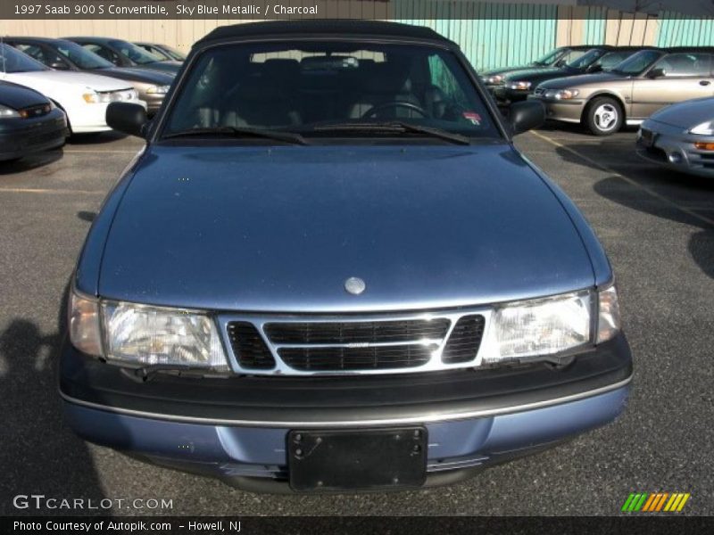 Sky Blue Metallic / Charcoal 1997 Saab 900 S Convertible