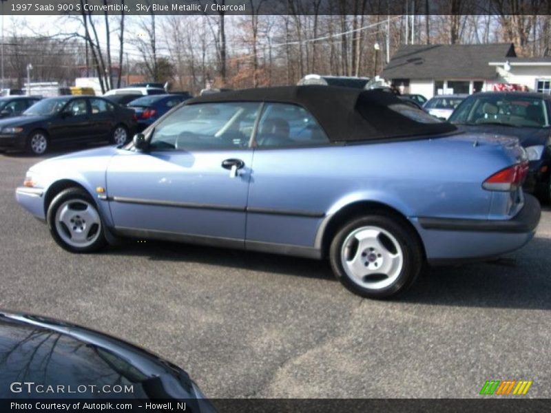 Sky Blue Metallic / Charcoal 1997 Saab 900 S Convertible