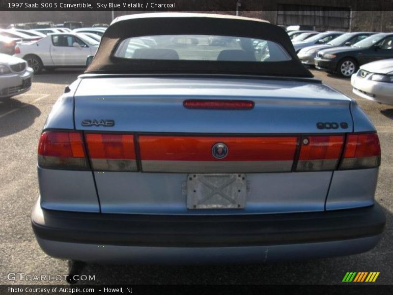 Sky Blue Metallic / Charcoal 1997 Saab 900 S Convertible