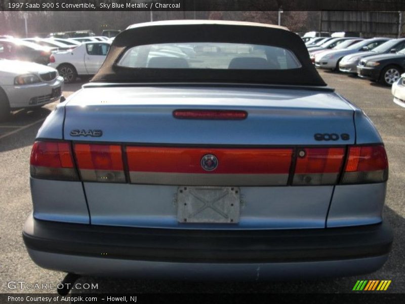 Sky Blue Metallic / Charcoal 1997 Saab 900 S Convertible