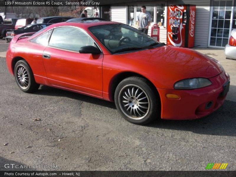 Saronno Red / Gray 1997 Mitsubishi Eclipse RS Coupe