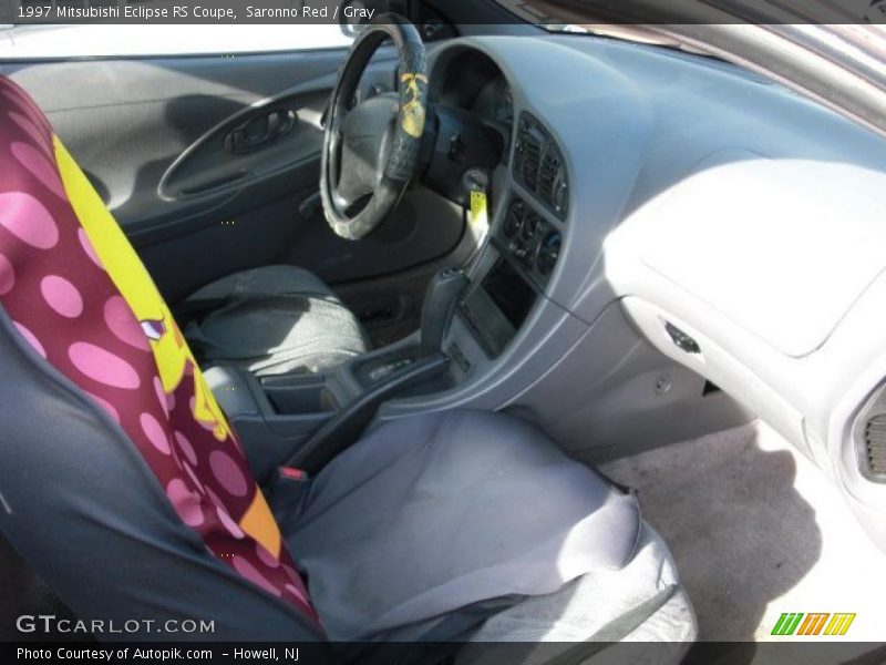Saronno Red / Gray 1997 Mitsubishi Eclipse RS Coupe