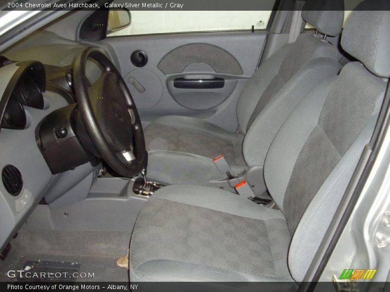 Galaxy Silver Metallic / Gray 2004 Chevrolet Aveo Hatchback