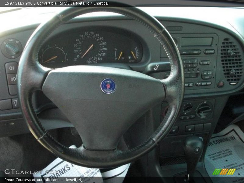 Sky Blue Metallic / Charcoal 1997 Saab 900 S Convertible