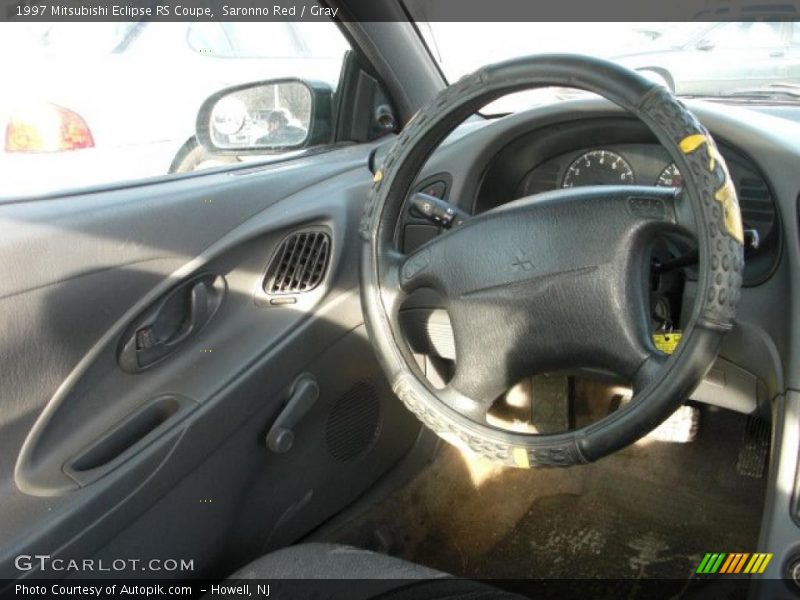 Saronno Red / Gray 1997 Mitsubishi Eclipse RS Coupe