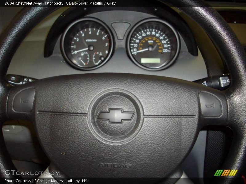 Galaxy Silver Metallic / Gray 2004 Chevrolet Aveo Hatchback