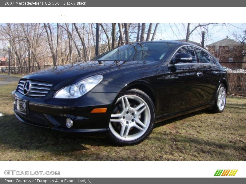 Black / Black 2007 Mercedes-Benz CLS 550
