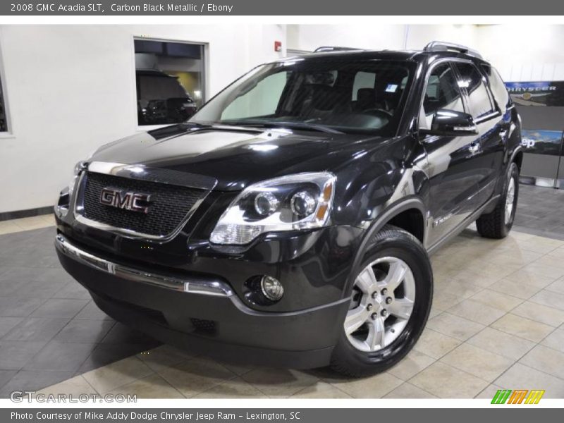 Carbon Black Metallic / Ebony 2008 GMC Acadia SLT