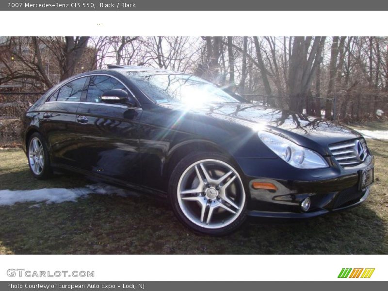 Black / Black 2007 Mercedes-Benz CLS 550