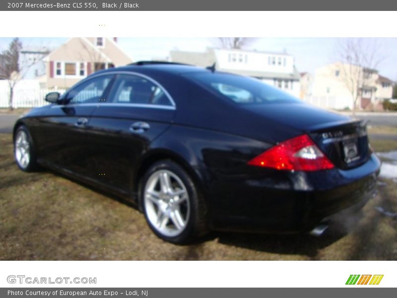 Black / Black 2007 Mercedes-Benz CLS 550