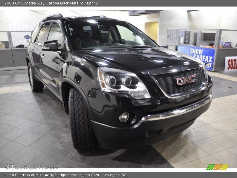 Carbon Black Metallic / Ebony 2008 GMC Acadia SLT