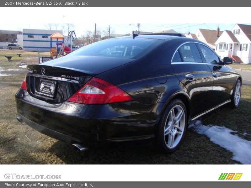 Black / Black 2007 Mercedes-Benz CLS 550