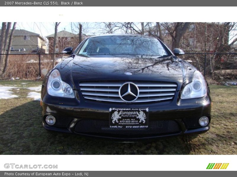 Black / Black 2007 Mercedes-Benz CLS 550
