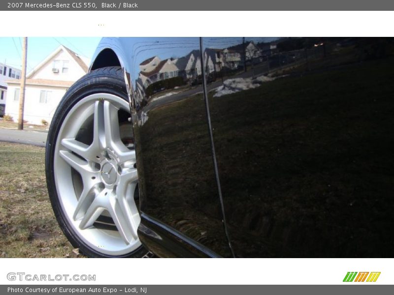 Black / Black 2007 Mercedes-Benz CLS 550