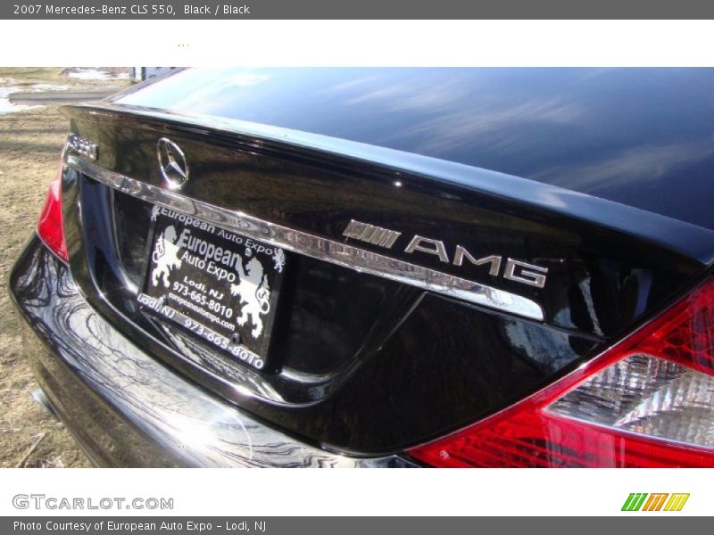 Black / Black 2007 Mercedes-Benz CLS 550
