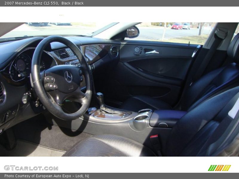 Black / Black 2007 Mercedes-Benz CLS 550