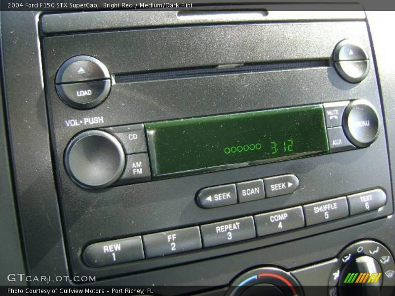 Bright Red / Medium/Dark Flint 2004 Ford F150 STX SuperCab