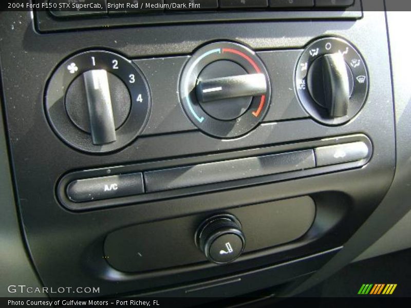 Bright Red / Medium/Dark Flint 2004 Ford F150 STX SuperCab