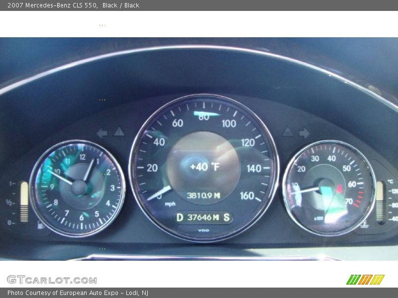 Black / Black 2007 Mercedes-Benz CLS 550