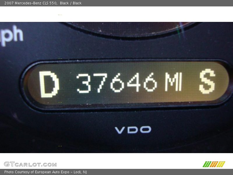 Black / Black 2007 Mercedes-Benz CLS 550