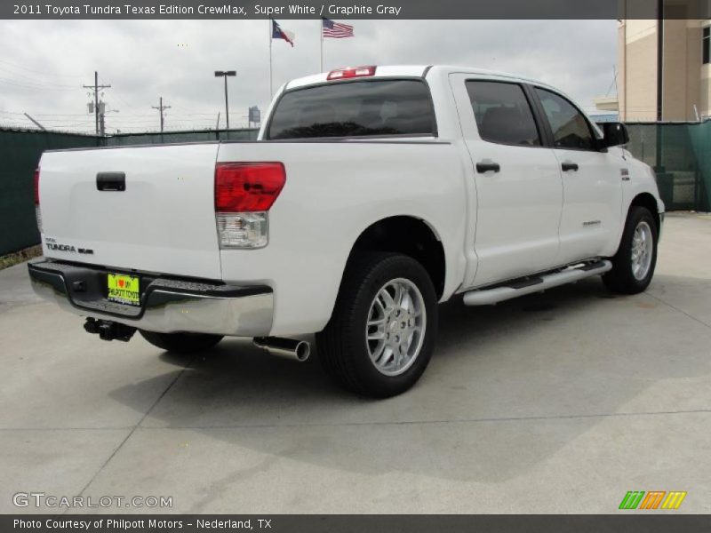 Super White / Graphite Gray 2011 Toyota Tundra Texas Edition CrewMax