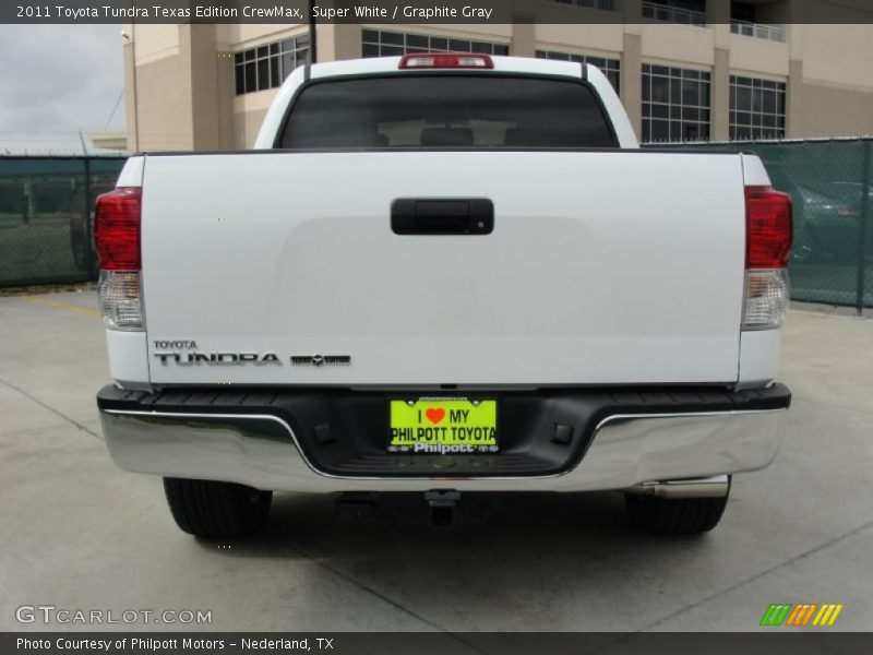 Super White / Graphite Gray 2011 Toyota Tundra Texas Edition CrewMax