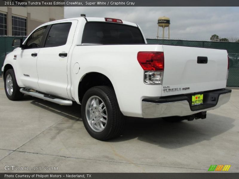 Super White / Graphite Gray 2011 Toyota Tundra Texas Edition CrewMax