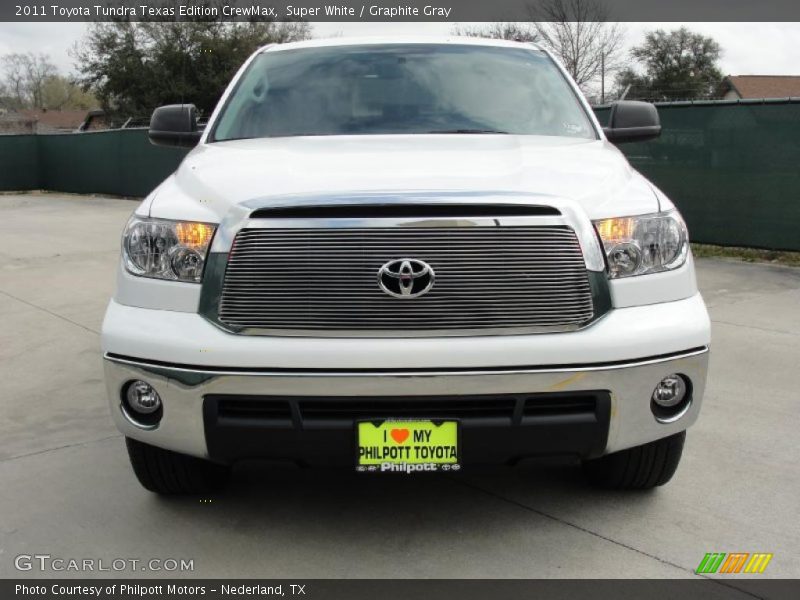 Super White / Graphite Gray 2011 Toyota Tundra Texas Edition CrewMax