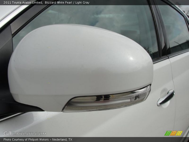 Blizzard White Pearl / Light Gray 2011 Toyota Avalon Limited