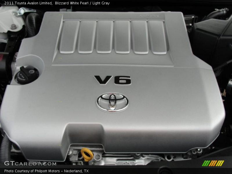 Blizzard White Pearl / Light Gray 2011 Toyota Avalon Limited