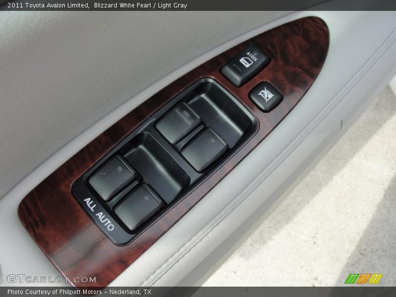 Blizzard White Pearl / Light Gray 2011 Toyota Avalon Limited