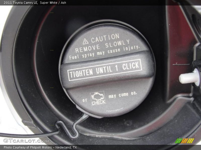 Super White / Ash 2011 Toyota Camry LE