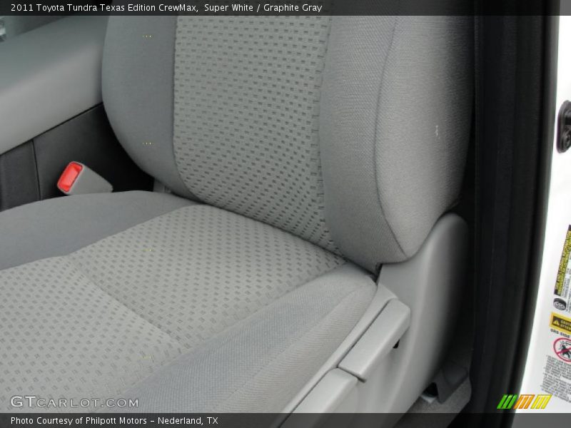 Super White / Graphite Gray 2011 Toyota Tundra Texas Edition CrewMax