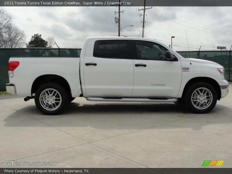 Super White / Graphite Gray 2011 Toyota Tundra Texas Edition CrewMax