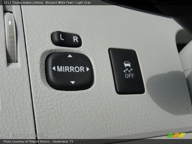 Blizzard White Pearl / Light Gray 2011 Toyota Avalon Limited