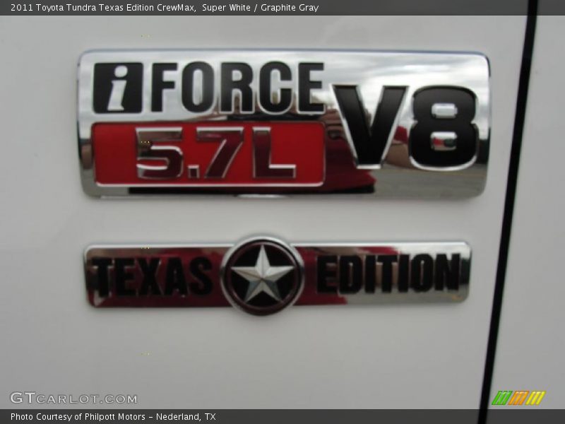  2011 Tundra Texas Edition CrewMax Logo