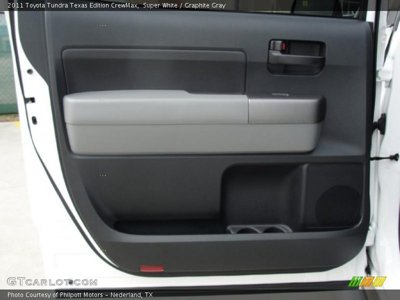 Super White / Graphite Gray 2011 Toyota Tundra Texas Edition CrewMax