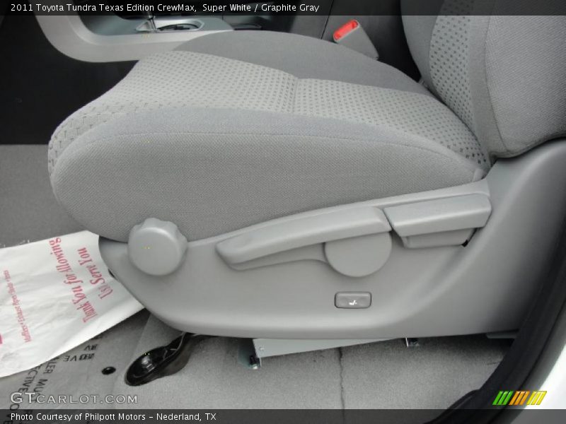 Super White / Graphite Gray 2011 Toyota Tundra Texas Edition CrewMax