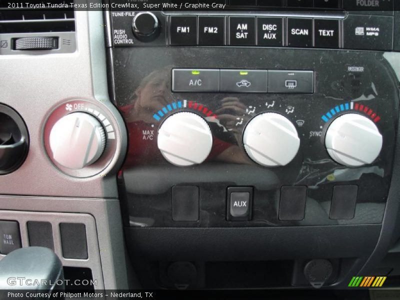 Super White / Graphite Gray 2011 Toyota Tundra Texas Edition CrewMax