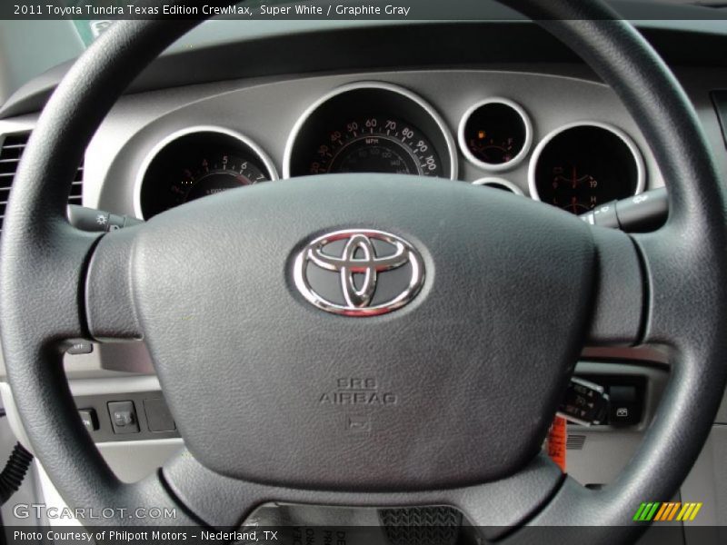Super White / Graphite Gray 2011 Toyota Tundra Texas Edition CrewMax