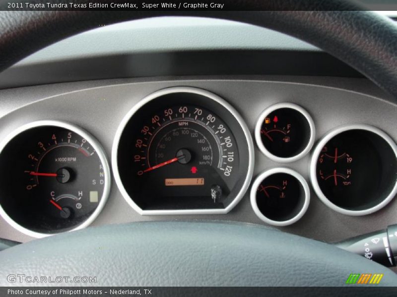 Super White / Graphite Gray 2011 Toyota Tundra Texas Edition CrewMax