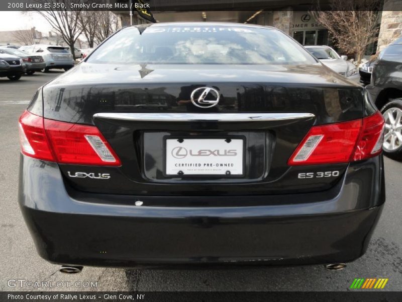 Smoky Granite Mica / Black 2008 Lexus ES 350