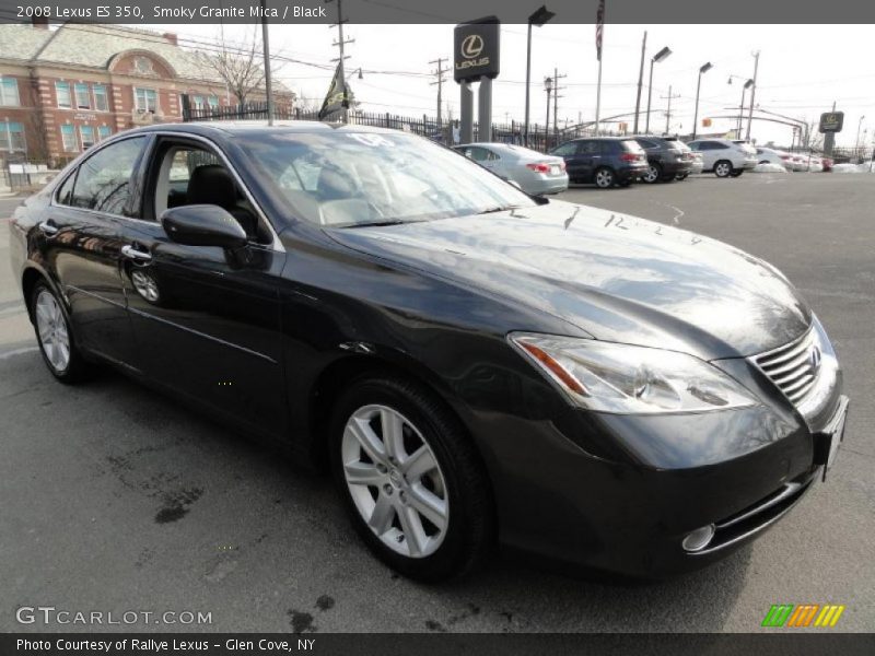 Smoky Granite Mica / Black 2008 Lexus ES 350