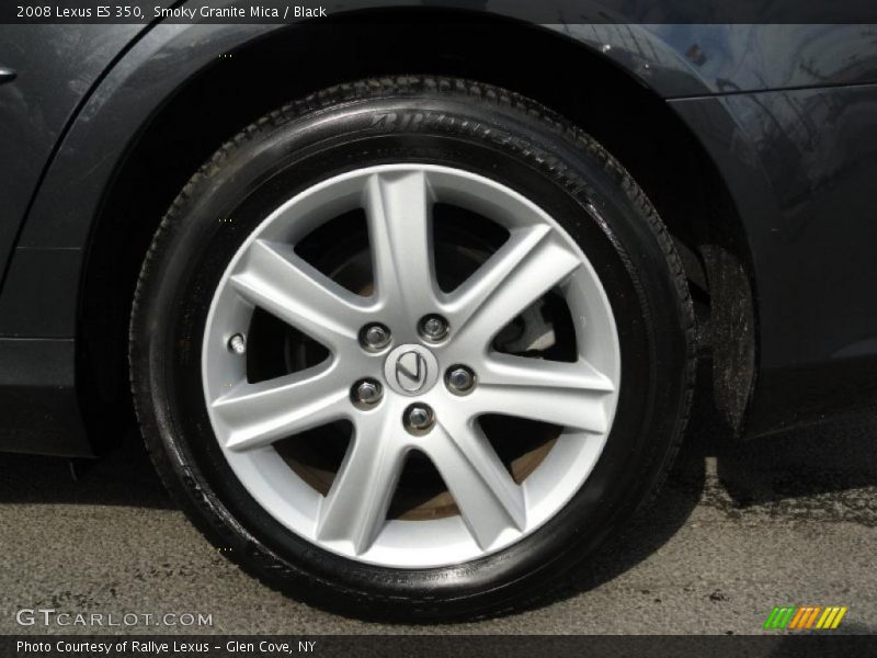 Smoky Granite Mica / Black 2008 Lexus ES 350