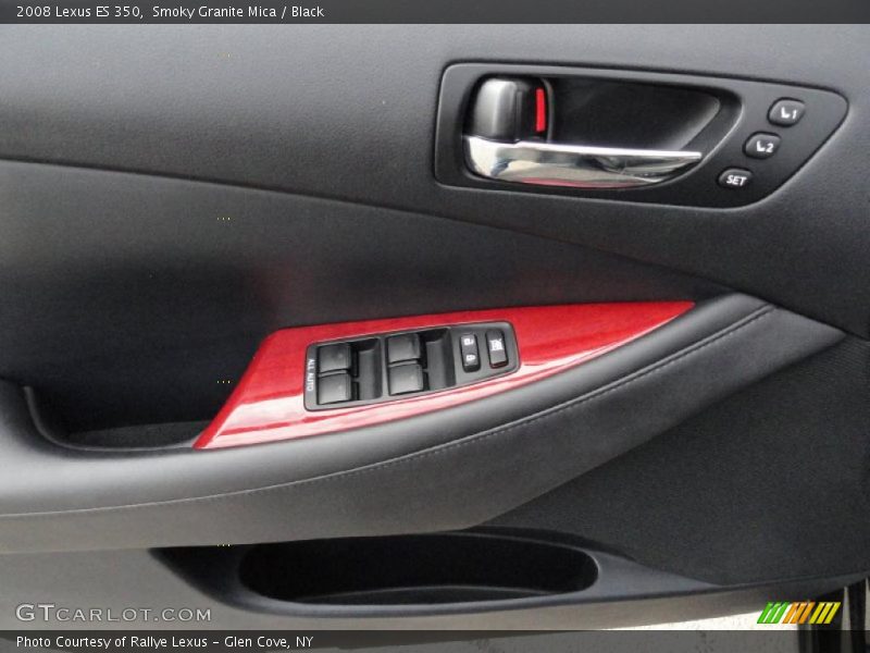 Smoky Granite Mica / Black 2008 Lexus ES 350