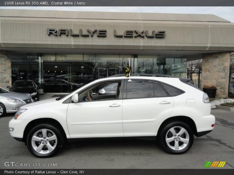 Crystal White / Ivory 2008 Lexus RX 350 AWD